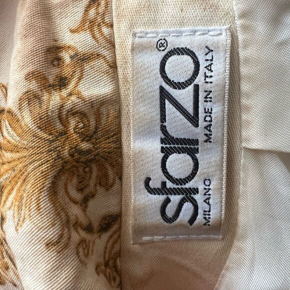 SFARZO ITALIAN LUXURY chains leaf’s elegant dress suit coat FLORAL BLAZER JACKET - Picture 12 of 13